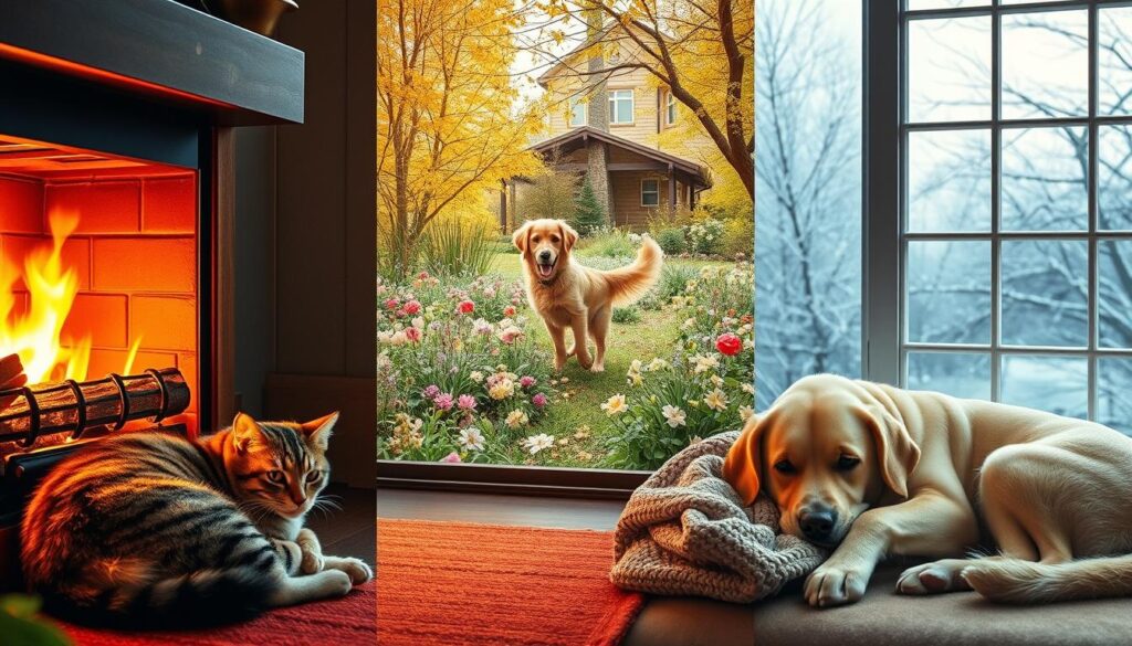 cuidados sazonais com pets