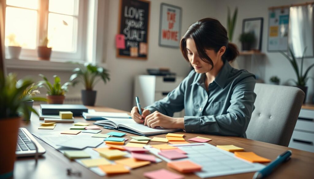 metas e organização para evitar a procrastinação