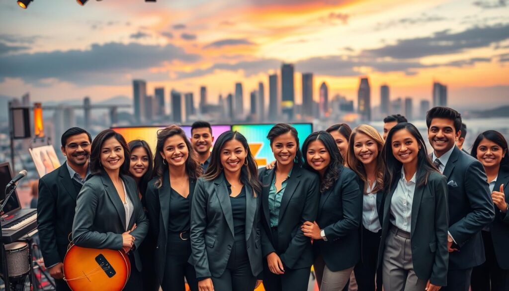 Novas estrelas do entretenimento brasileiro