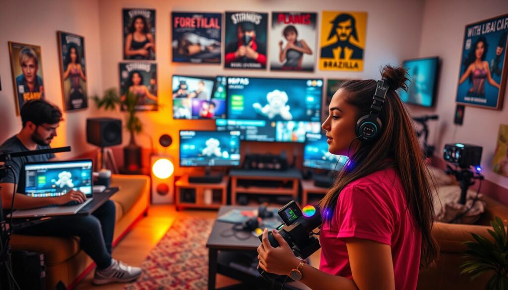 Streaming e criadores de conteúdo